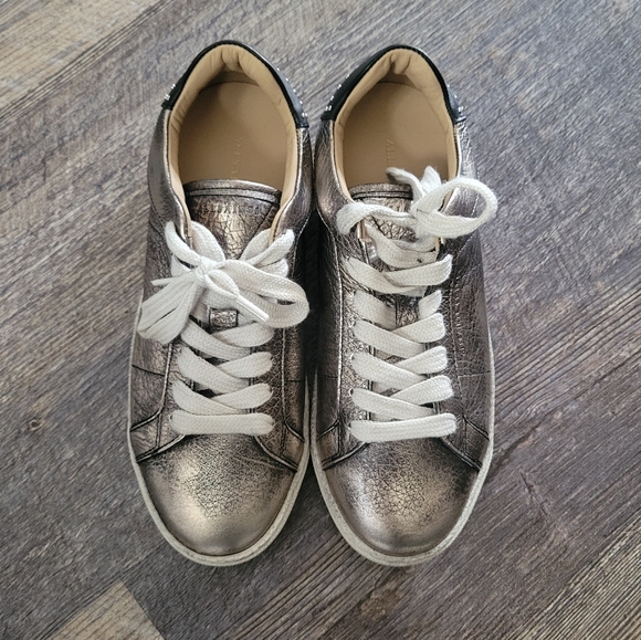 All saints rose gold metallic sneakers - Picture 2 of 10